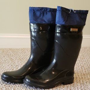 Tommy Hilfiger black Rainboots